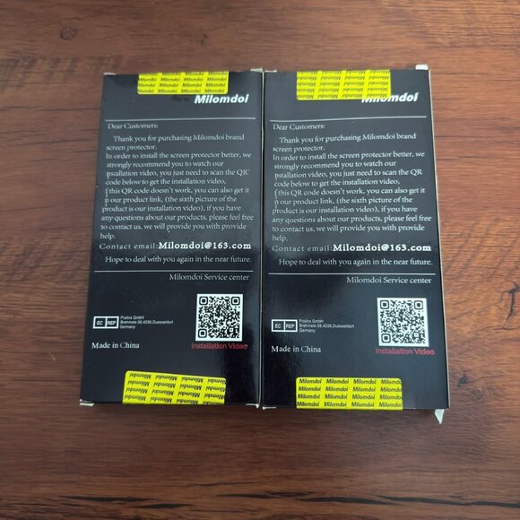 Milomdoi 4+4 Pack Screen Protector Iphone 15 Pro Max Clear - Picture 2 of 2